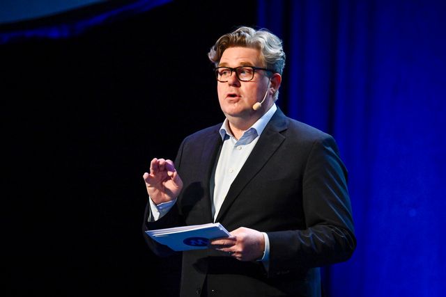 Justitieminister Gunnar Strömmer i Karlstad. Christine Olsson/TT