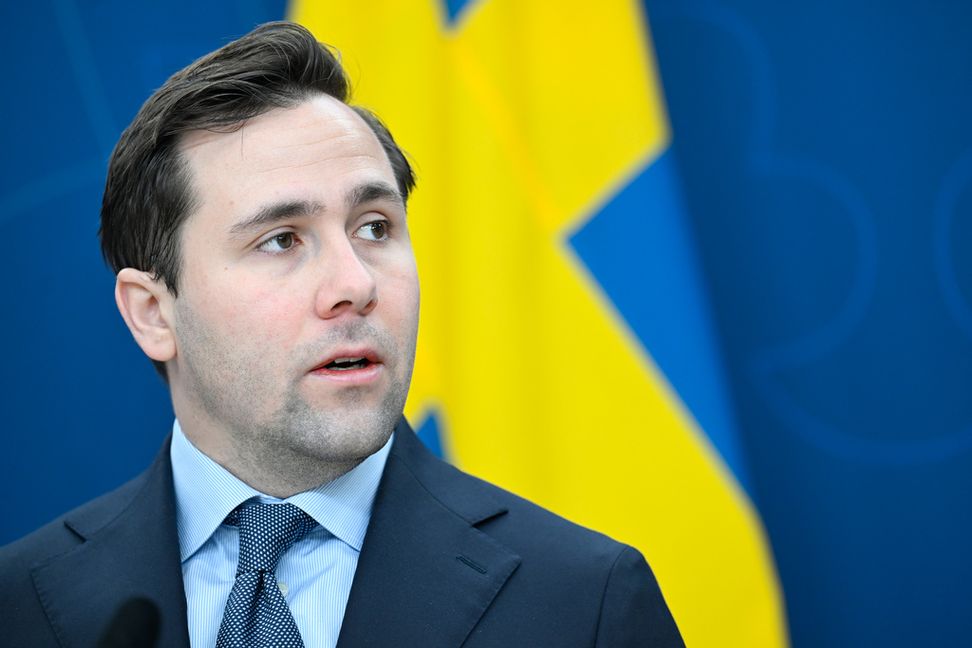 Benjamin Dousa är bistånds- och utrikeshandelsminister. Arkivbild. Fredrik Sandberg/TT