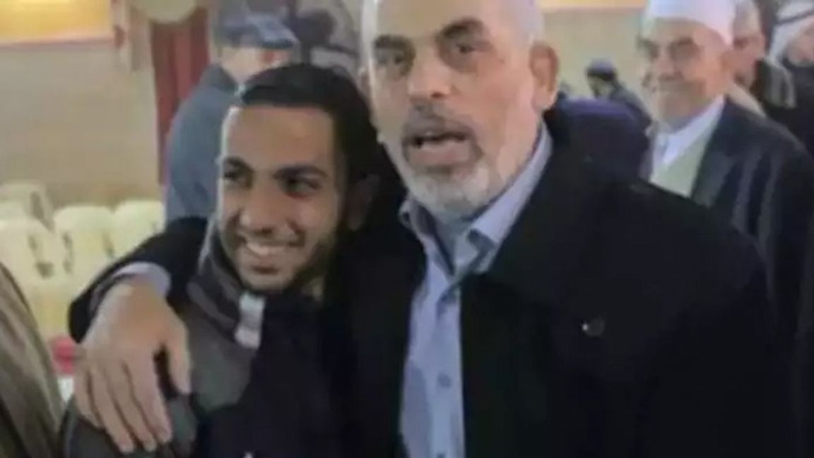 Anas al-Sharif och Hamasledaren Yahya Sinwar, båda eliminerade. Foto: Privat