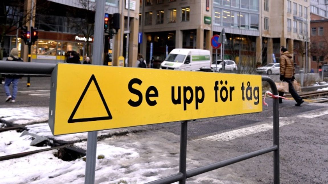 Och se upp för kostnaderna för rälsbygget! Foto: Janerik Henriksson/TT