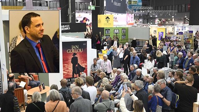 Itai Reuveni är kommunikationsdirektör för NGO Monitor och skulle ha debatterat på Bokmässan. Foto: Pressbild. Fredrik Sandberg / TT