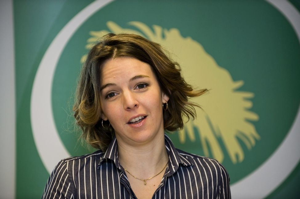 Zaida Catalán var 2009 med på Miljöpartiets EU-valsedel. Hon fördes bort i Kongo-Kinshasa och mördades 2017, då hon arbetade där för FN. Arkivbild. Foto: Bertil Ericson/TT