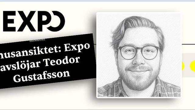 ”Däri ligger det förrädiska med Expo; de antas fokusera på det extrema. Men de avslöjade det vardagliga. Jag är bara en vanlig människa. Efter ett tag upptäcker folk det.” Carl Eos skriver nu om tiden efter Expos avslöjande. Foto/Grafik: Faksimil Expo/Privat
