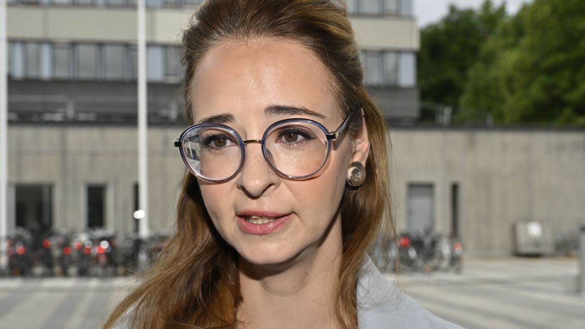 Alice Teodorescu Måwe (KD) hävdar att hon blev attackerad, men en belgisk advokat som granskat övervakningsfilmen drar motsatt slutsats. Foto: Jonas Ekströmer/TT
