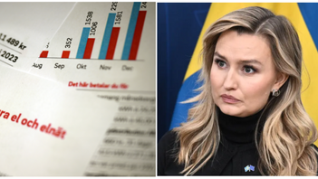 Stigande elpriser och uteblivna vallöften sätter energiminister Ebba Busch (KD) under hård press när både högerblocket och oppositionen kräver snabba åtgärder. Bildmontage. Foto: Janerik Henriksson/Claudio Bresciani/TT