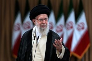 Irans högste ledare, ayatolla Ali Khamenei. Arkivbild. Vahid Salemi/AP/TT