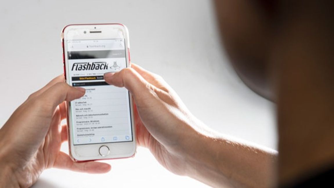 Flashbacks servrar placeras nu i det kärnvapensäkra datacentret Pionen för att klara extrema trafiktoppar. Foto: Naina Helén Jåma/TT.