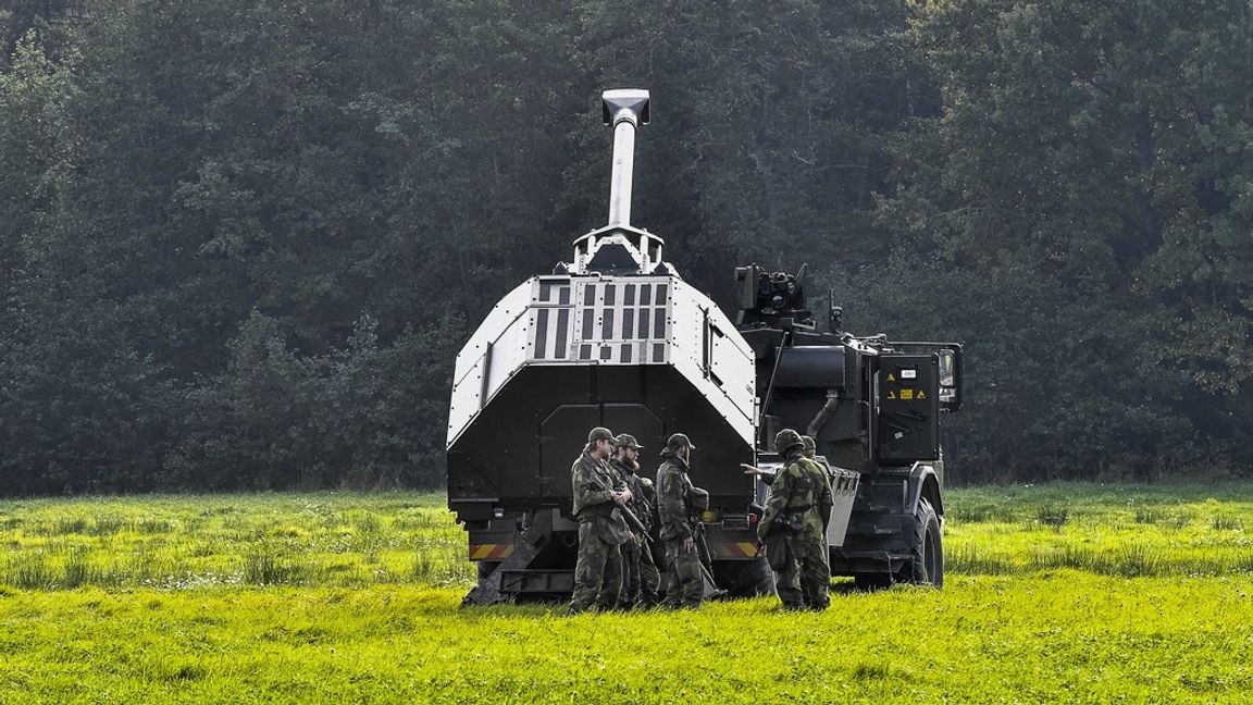 Stödet har fokus på markstrid. Det inkluderar artilleri, stridsfordon och pansarvärnsrobotar. Foto: Jonas Ekströmmer/TT 