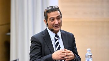 Sameh Egyptson under sin disputation. Foto: Johan Nilsson/TT