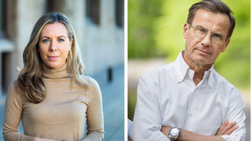 Pressbild: Regeringskansliet. Ulf Kristersson (M) och Jessica Rosencrantz (M)
