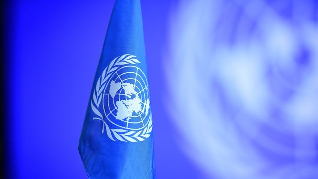 FN-flagga. Foto: Tim Aro / TT