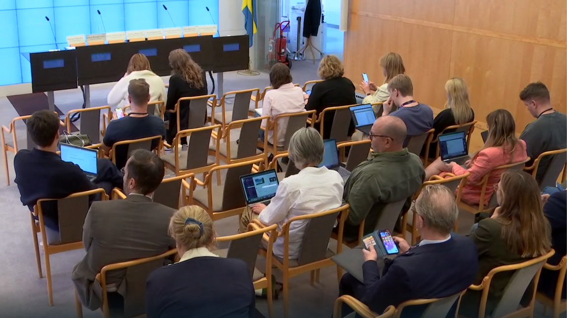 Foto: Faksimil/Riksdagens presscenter