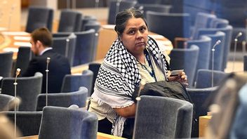 Lorena Delgado Varas (V). Bild: Jonas Ekströmer/TT