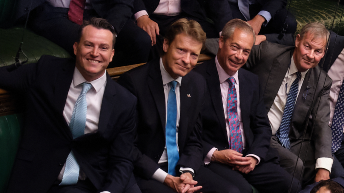 Populistiska pojkar i partiet Reform UK. Foto: House of Commons - UK Parliament, CC BY 3.0, via Wikimedia Commons