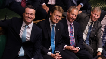 Populistiska pojkar i partiet Reform UK. Foto: House of Commons - UK Parliament, CC BY 3.0, via Wikimedia Commons