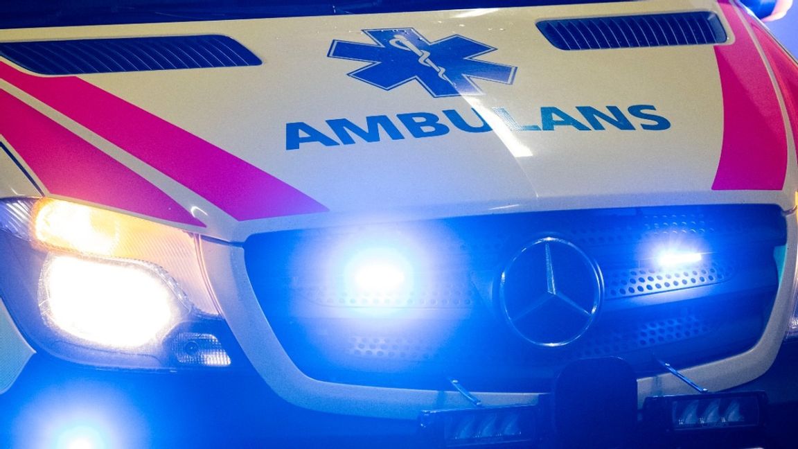 En kvinna fördes svårt skadad till sjukhus under onsdagen i Oskarshamn. Arkivbild. Foto: Johan Nilsson/TT