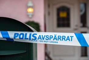 Polisen misstänker att personerna som stulit kanonen måste ha använt sig av något slags fordon för att forsla bort den, i och med objektets storlek. FOTO: Johan Nilsson/TT.