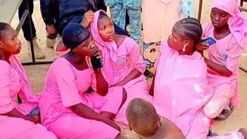 Några av de elever som fritogs. Foto: Nigerian Army