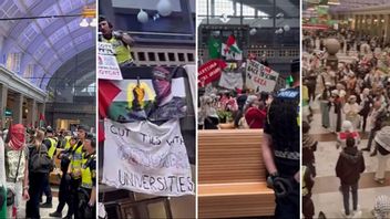 Stockholms Centralstation på lördagen. Foto: X/Instagram