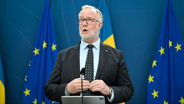 Partiledare för Liberalerna Johan Pehrson. Foto: Fredrik Sandberg/TT.