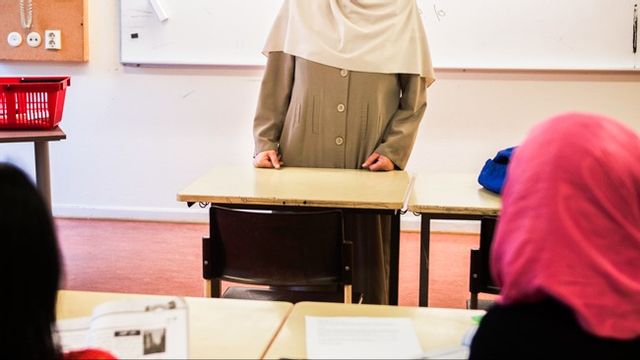 Arabiska är största språket inom modersmålsundervisningen. Foto: FANNI OLIN DAHL/ TT