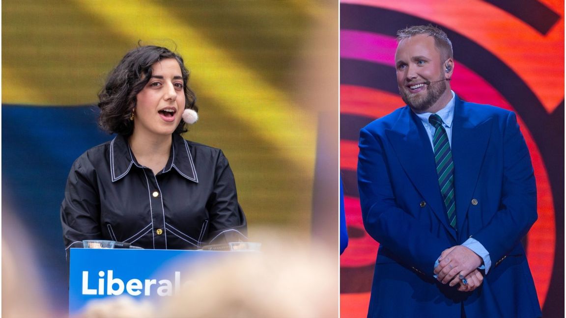 Simona Mohamsson (L) och Edvin Törnblom. Foto: CC BY-SA 4.0/Adam Fröjdfeldt, CC BY-SA 4.0/Wikimedia Commons/Faksimil, Instagram