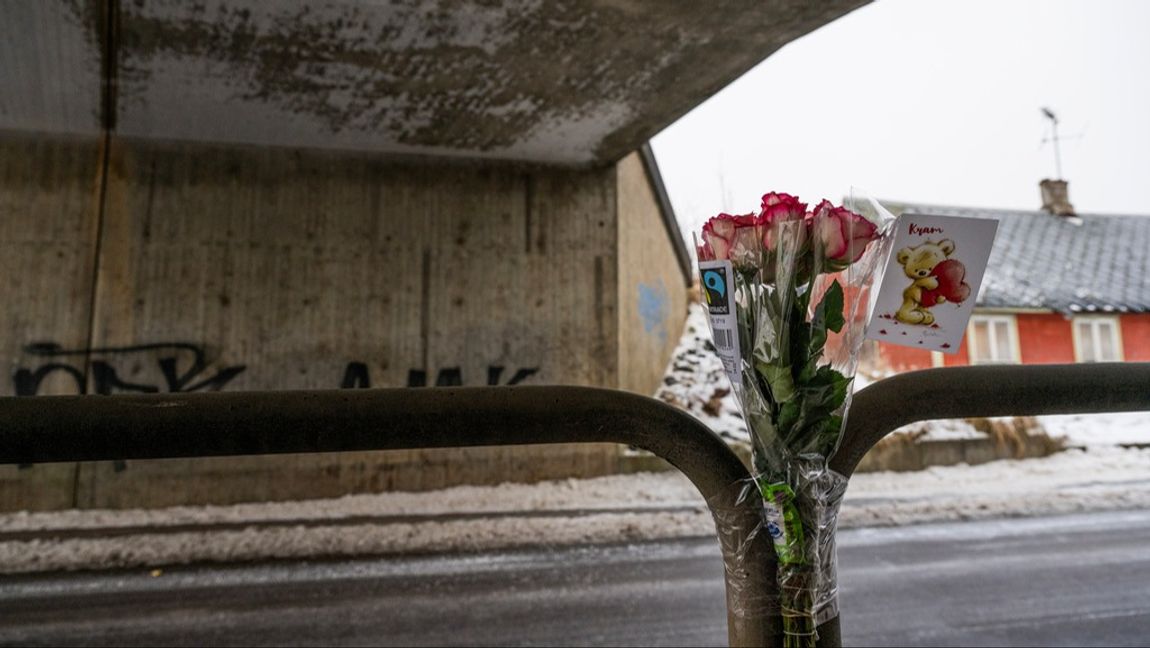 En 16-årig pojke mördades under natten i centrala Örkelljunga. Foto: RICKARD NILSSON/TT