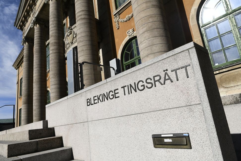 Blekinges tingsrätt dömde mannen för bland annat mordförsök. Arkivbild. Foto: Johan Nilsson/TT