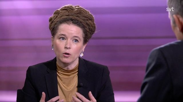Amanda Lind (MP). Foto: SVT