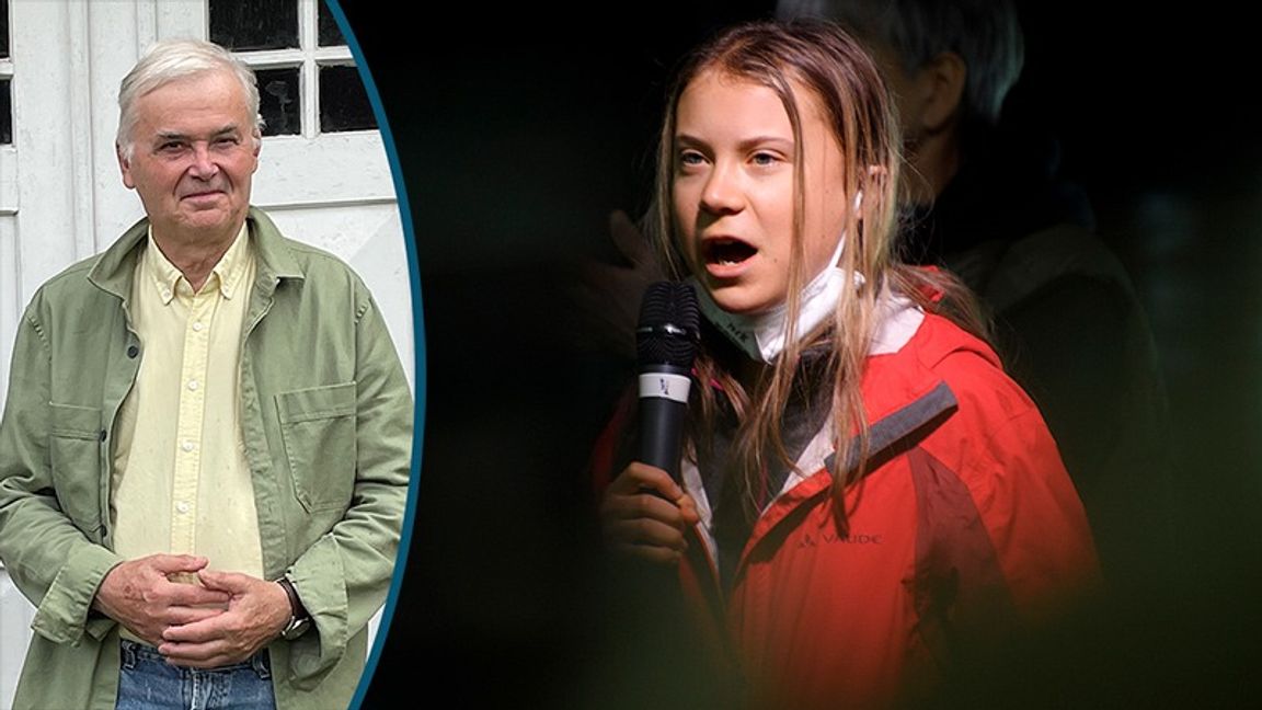 Greta Thunberg talar vid klimatmötet i Glasgow tidigare i november. Foto: Henrik Montgomery/TT