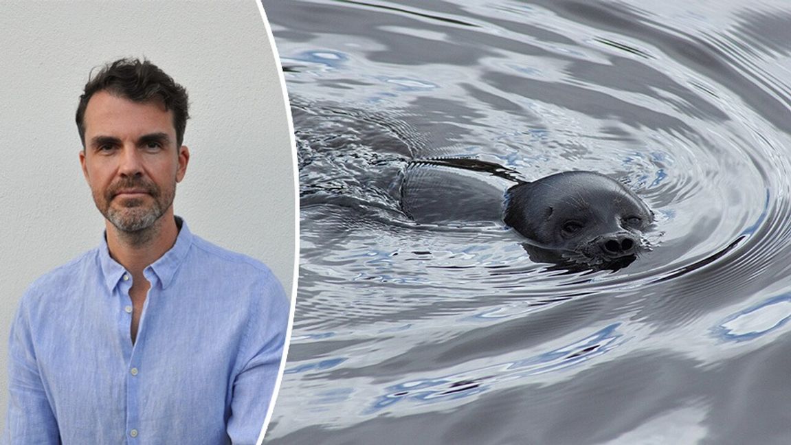 Debattören Misha Istratov och en vikare. Foto: Privat/Wikimedia Commons