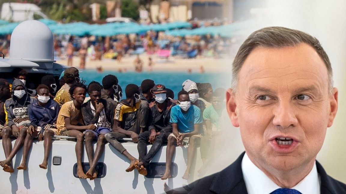 Polens regeringsparti Lag och rättvisa och presidenten Andrzej Duda är i blåsväder efter att uppgifter om att så många som 250 000 migranter kunnat köpa till sig uppehållstillstånd. Många av dem afrikaner. Foto: Cecilia Fabiano/Mindaugas Kulbis