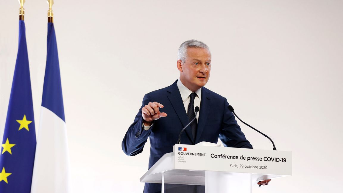 Frankrikes finansminister Bruno Le Maire. Arkivbild. Foto: Ian Langsdon/AP/TT.