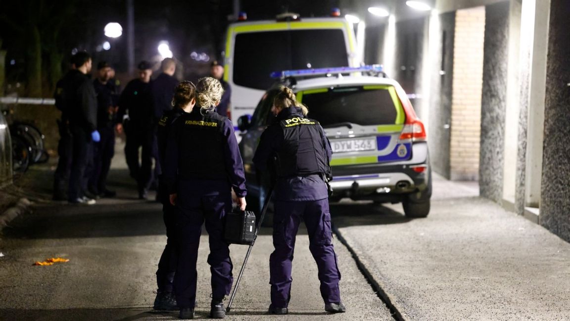 Expert oroar sig för att Sveriges skjutvapenvåld kan sprida sig till övriga Europa. Foto: Stefan Jerrevång/TT 