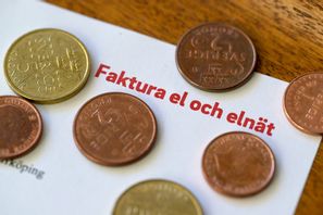 Elräkningen drog iväg för många i februari. Arkivbild. Foto: Janerik Henriksson/TT