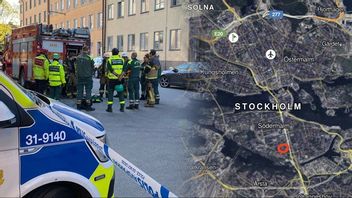 En man har skottskadats i centrala Stockholm. Foto: ALBIN ERKENBORN/TT