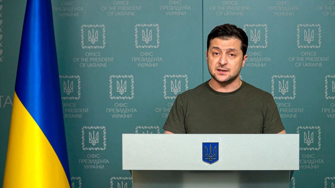 Ukrainas president Volodymyr Zelenskyj. Foto: Ukrainska presidentstaben