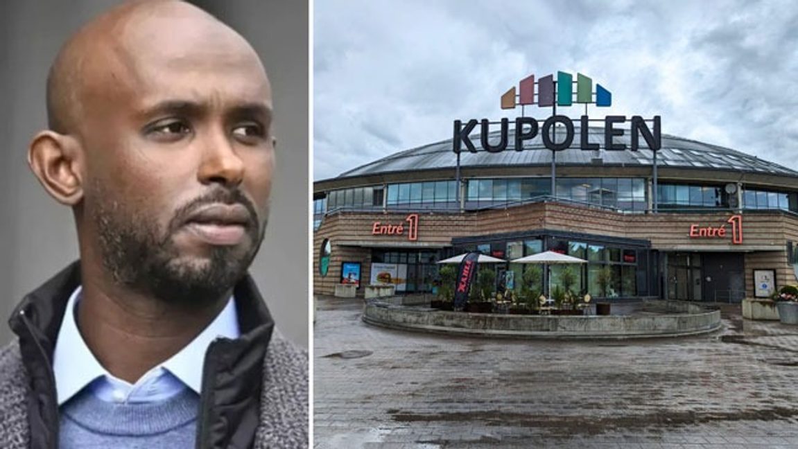 Mohamed Ali (V) nekar till fel och är inte delgiven misstanke om brott. Polisen spanade bland annat vid köpcentret Kupolen.