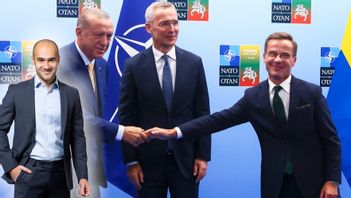 Recep Tayyip Erdoğan och Ulf Kristersson – bästa vänner för evigt? Foto: Yves Herman / TT