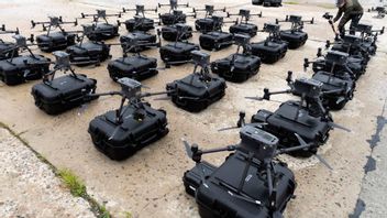 Matrice-drönare i Kiev i Ukraina. Foto: Efrem Lukatsky/AP/TT 