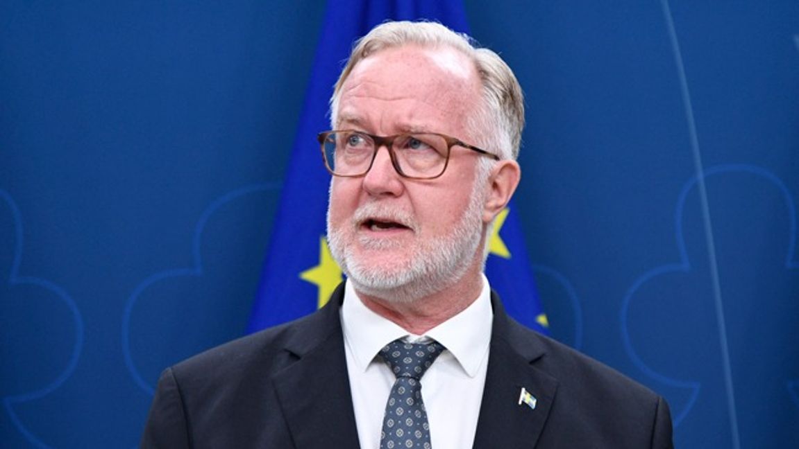 Johan Pehrson (L). Foto: Lars Schröder/TT.