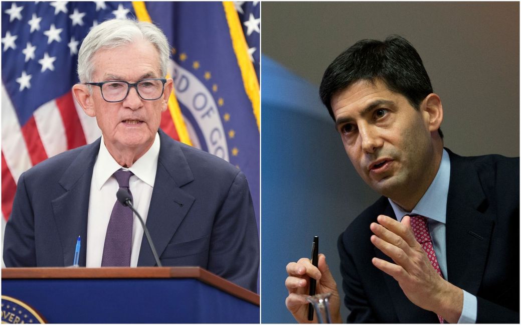 Jerome Powell och Kevin Warsh. Foto: Jacquelyn Martin/AP/TT/Alastair Grant/AP/TT