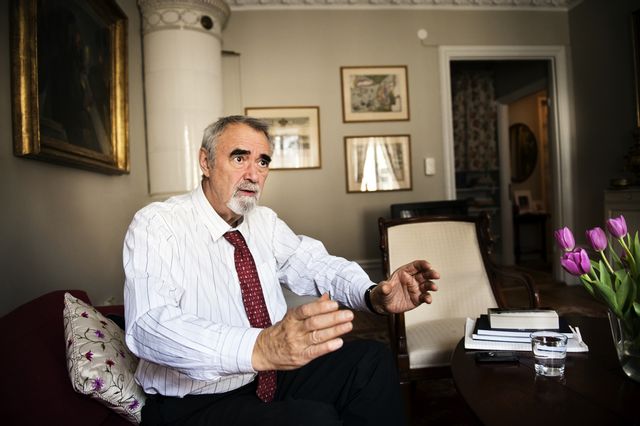 Percy Barnevik när han släppte en bok 2013. Foto: Kenny Bengtsson/SvD/TT