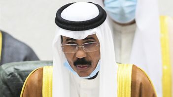 Nawaf al-Ahmad al-Sabah då han tillträdde 2020. Foto: Jabr Abd Al-Khalig/AP/TT