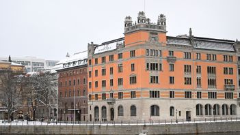 En iPad på väggen var enda stället där jobben utannonserades. Foto: Fredrik Sandberg/TT