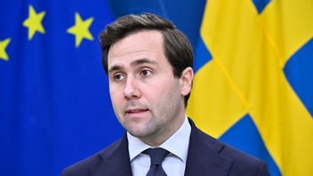 Bistånds- och utrikeshandelsminister Benjamin Dousa (M) presenterar stora förändringar i svensk biståndspolitik. Foto: Christine Olsson/TT