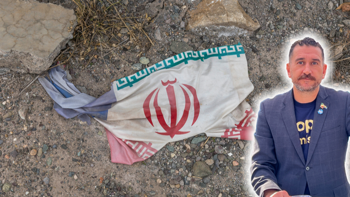 Den iranska regimens flagga, men inte Irans. Foto: Javad Esmaeili, Unsplash