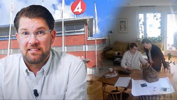 Jimmie Åkesson svarar i en Yotube-videon på uppgifterna i TV4:s ”Kalla fakta”. Foto: Google Maps/Sverigedemokraterna/TV4