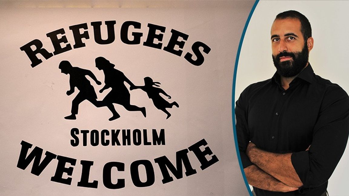 Refugees Welcome-högern saknar konsevensanalys enligt Omar Makram. Foto: Maja Suslin/TT / My Hellberg