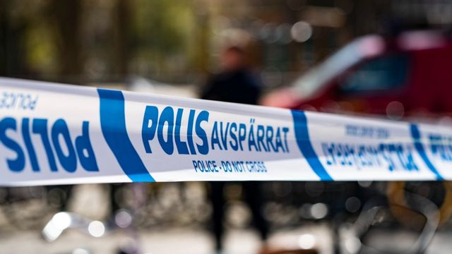 Skottlossning i Solna. Foto: Johan Nilsson/TT
